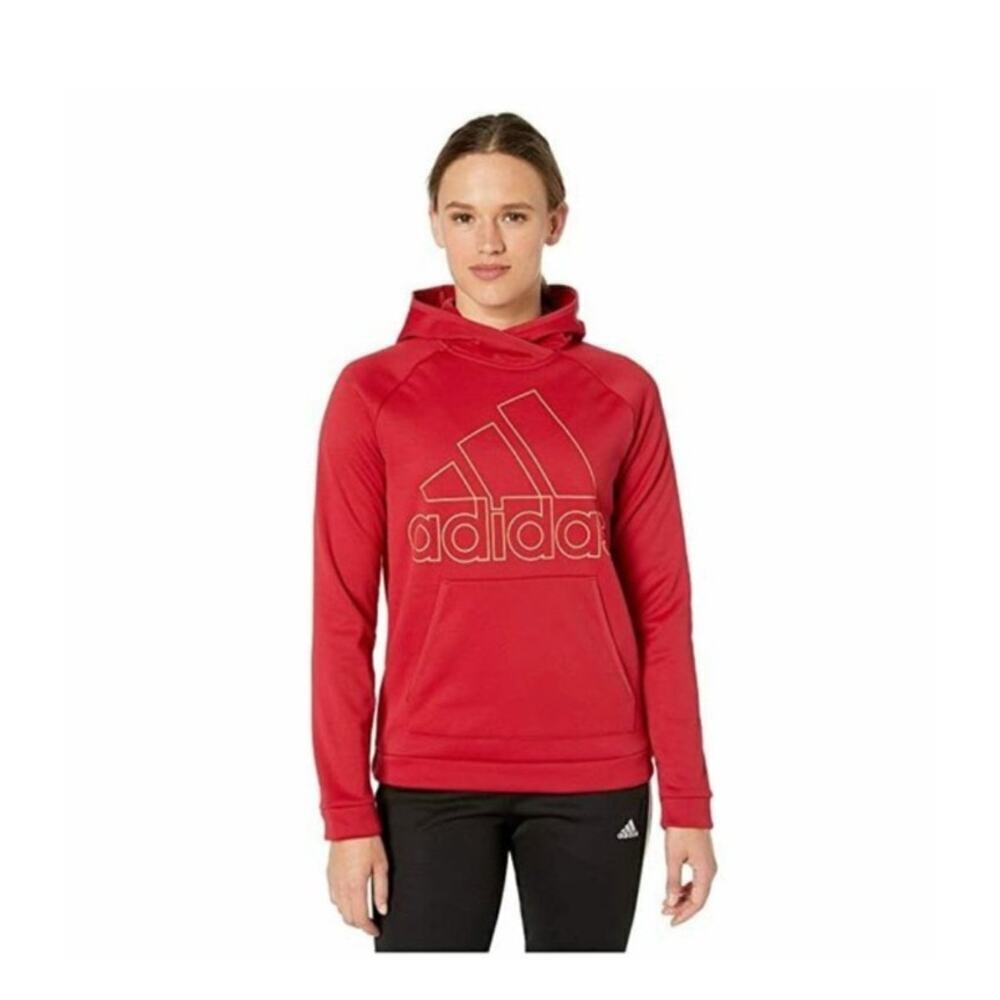 Adidas Climawarm Red Hoodie Size Small